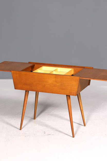 Wunderschöner Mid Century Beistelltisch Retro Nähkasten Vintage Kommode 60er Jahre Nähtisch