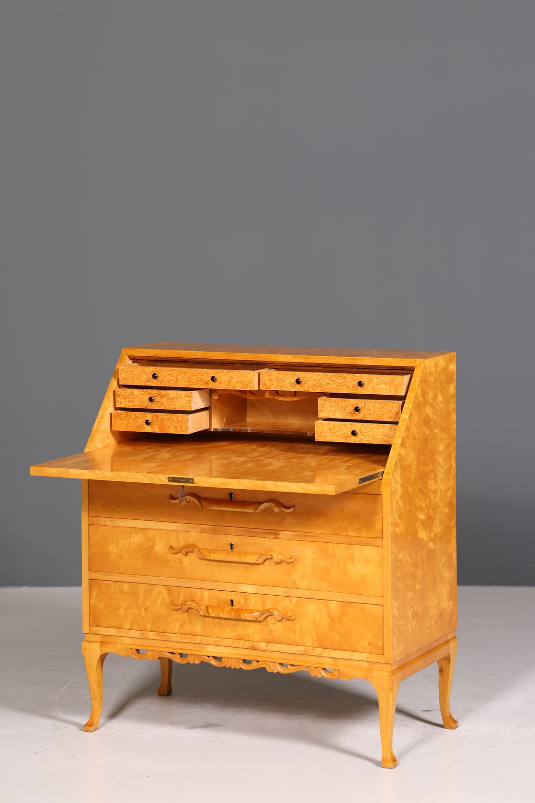 Wunderschöner Sekretär um 1930 Büro Kommode echt Holz Sekretär Schreibtisch Kommode