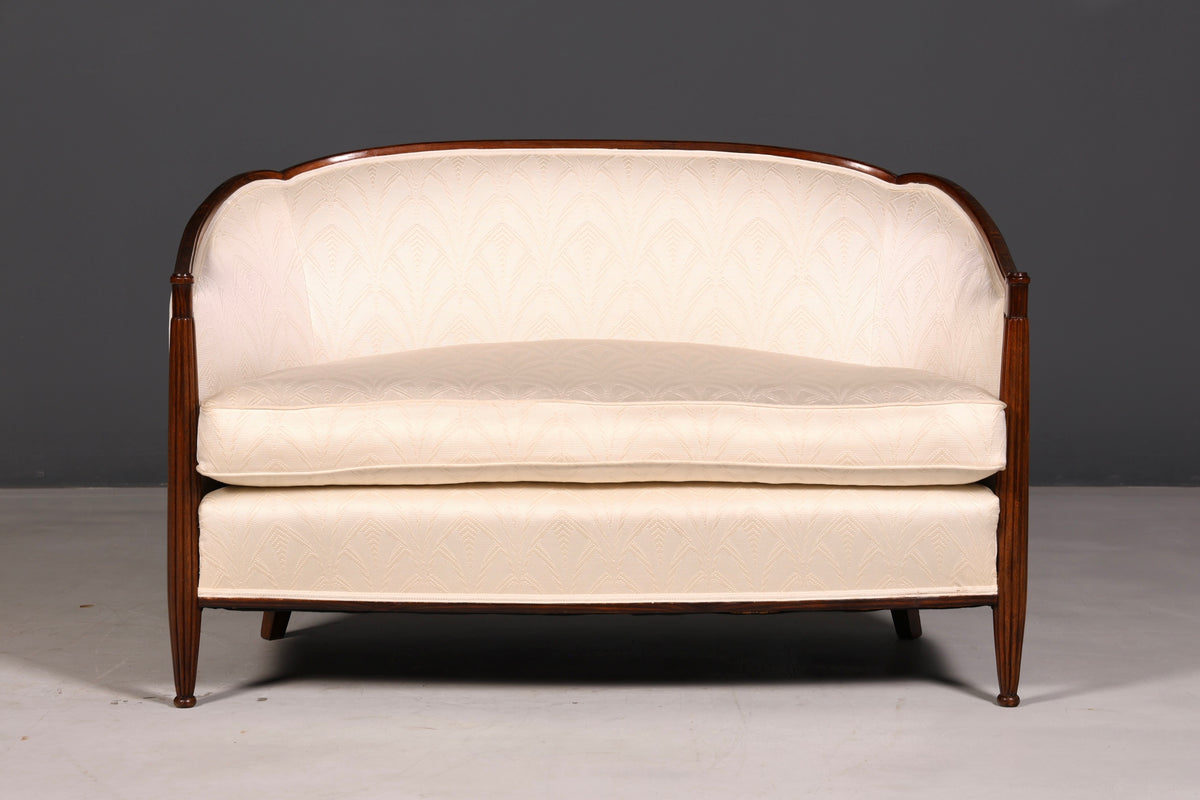 Edles Art Deco Sofa Sitzbank 2-Sitzer Vintage Loungesofa Polstersofa Salonsofa