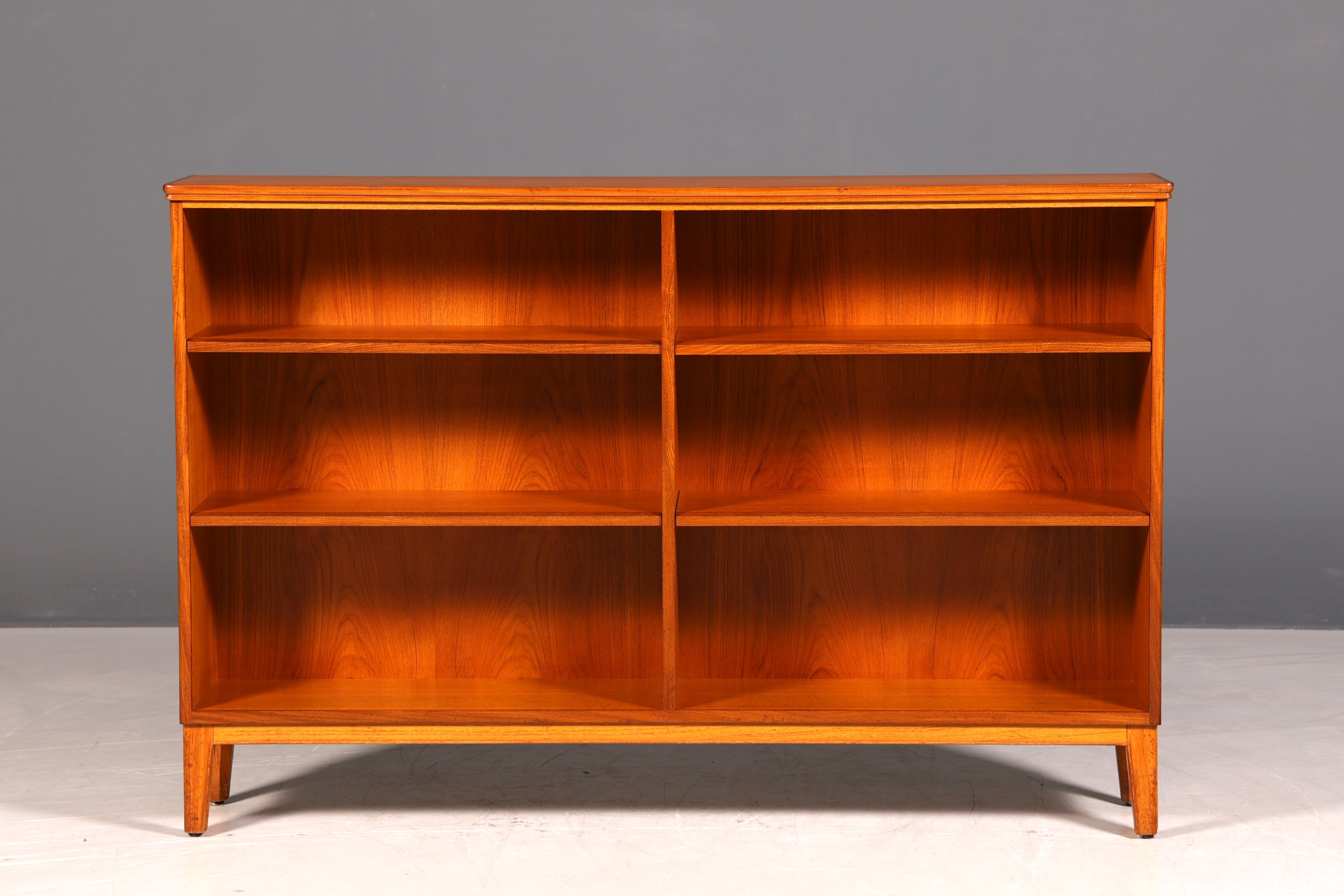 Wunderschönes Mid Century Regal Vintage Bücherregal 60er Jahre Holz Buchablage Regal
