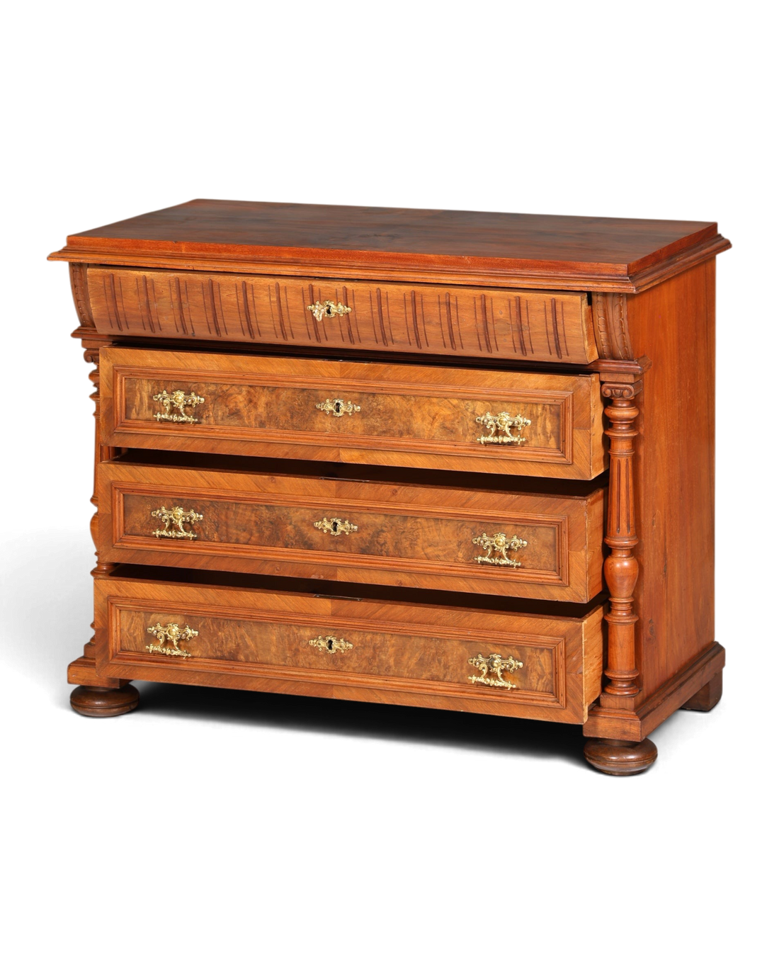Traumhafte Gründerzeit Kommode Jugendstil Antik Sideboard Schubladenkommode Wäschekommode