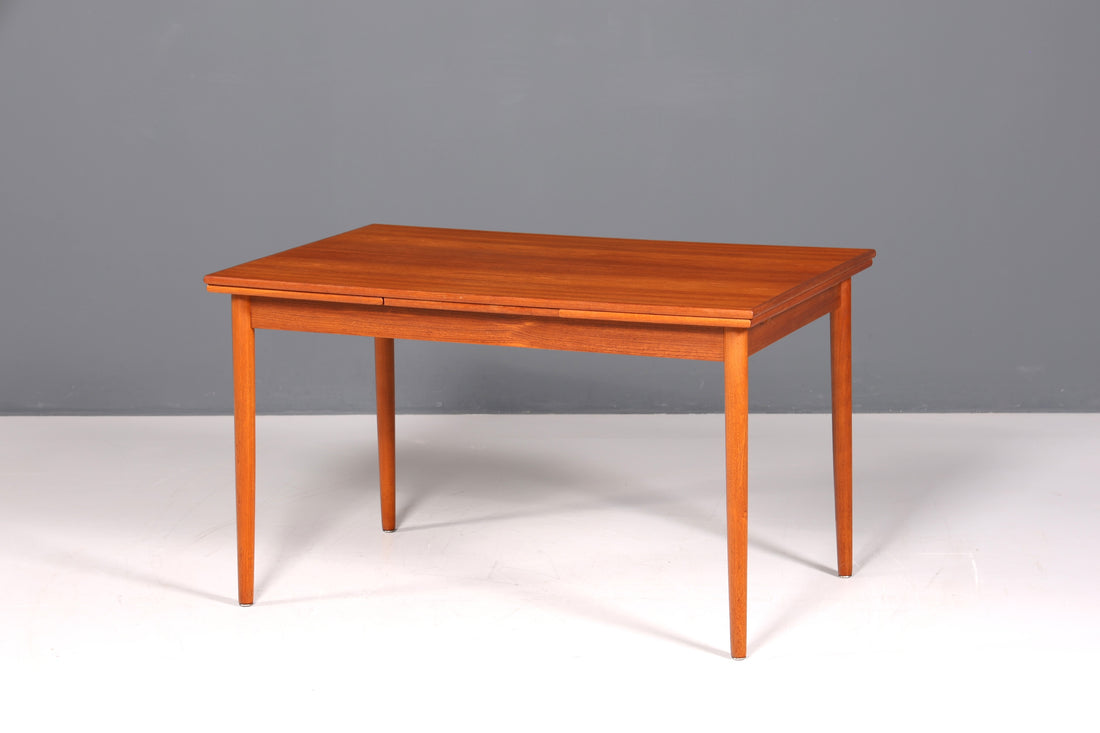 Traumhafter Mid Century Esstisch ausziehbarer AM Møbler Danish Design Teak Holz Küchentisch Esszimmer Tisch