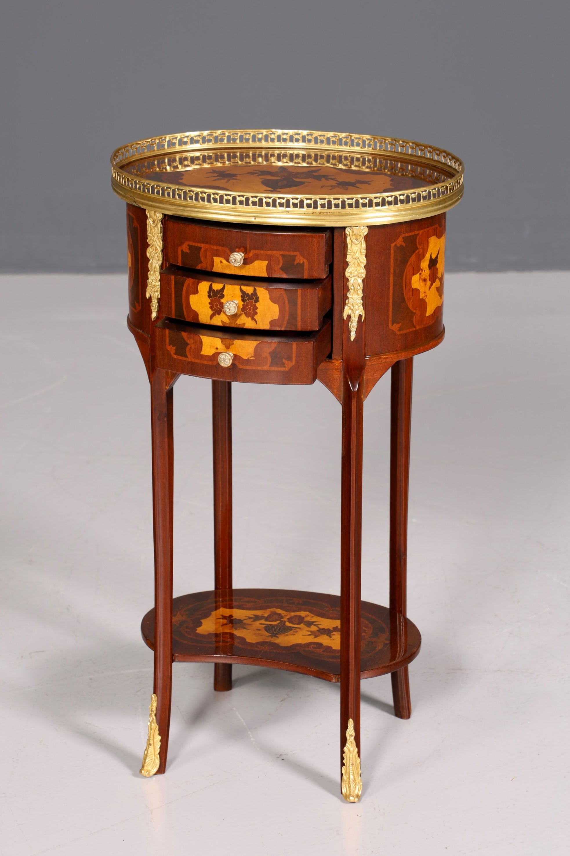 Edler Barock Louis XV Stil Beistelltisch Ablagetisch Kommode Antik Stil