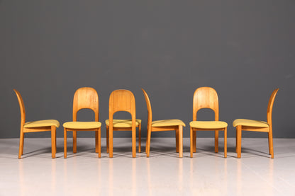 6x Schlichte Mid Century Stühle Retro Stuhlset von Holstebro Møbelfabrik Danish Design Küchenstühle Esszimmer Stühle