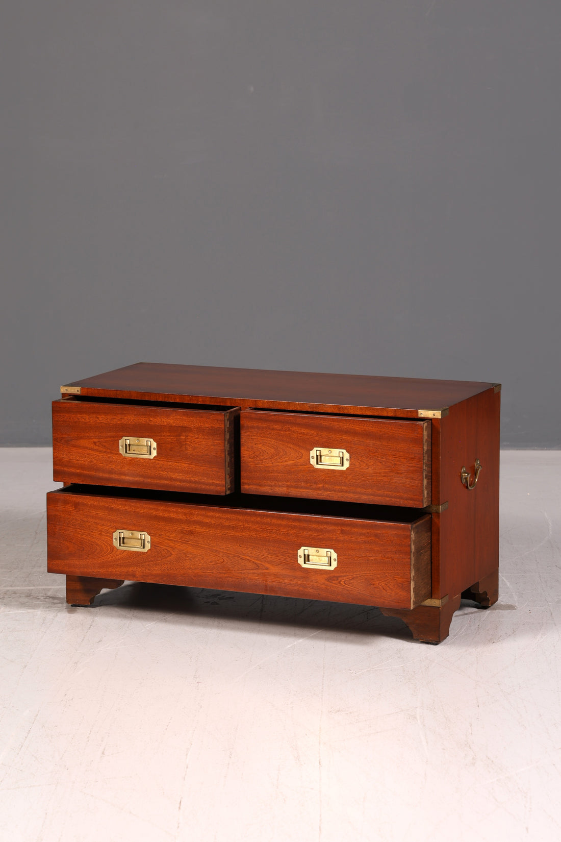 Beautiful Maritime Chest of Drawers Kemble English Military Chest Dresser Linen Chest 1 of 2