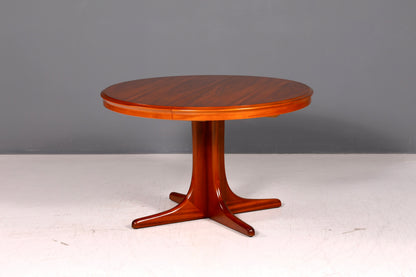 Wunderschöner Mid Century Esstisch rund ausziehbar Echt Holz Vintage Tisch Retro Danish Design Küchentisch Esszimmertisch