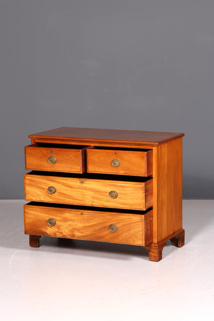 Edle Englische Kommode Antik Massiv Echt Holz Sideboard Vintage Schubladen