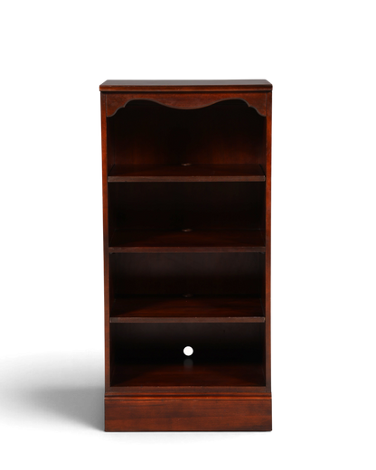Hauptstadt Möblerei Drexel Heritage Bücherregal aus massivem dunklem Holz mit verstellbaren Regalböden