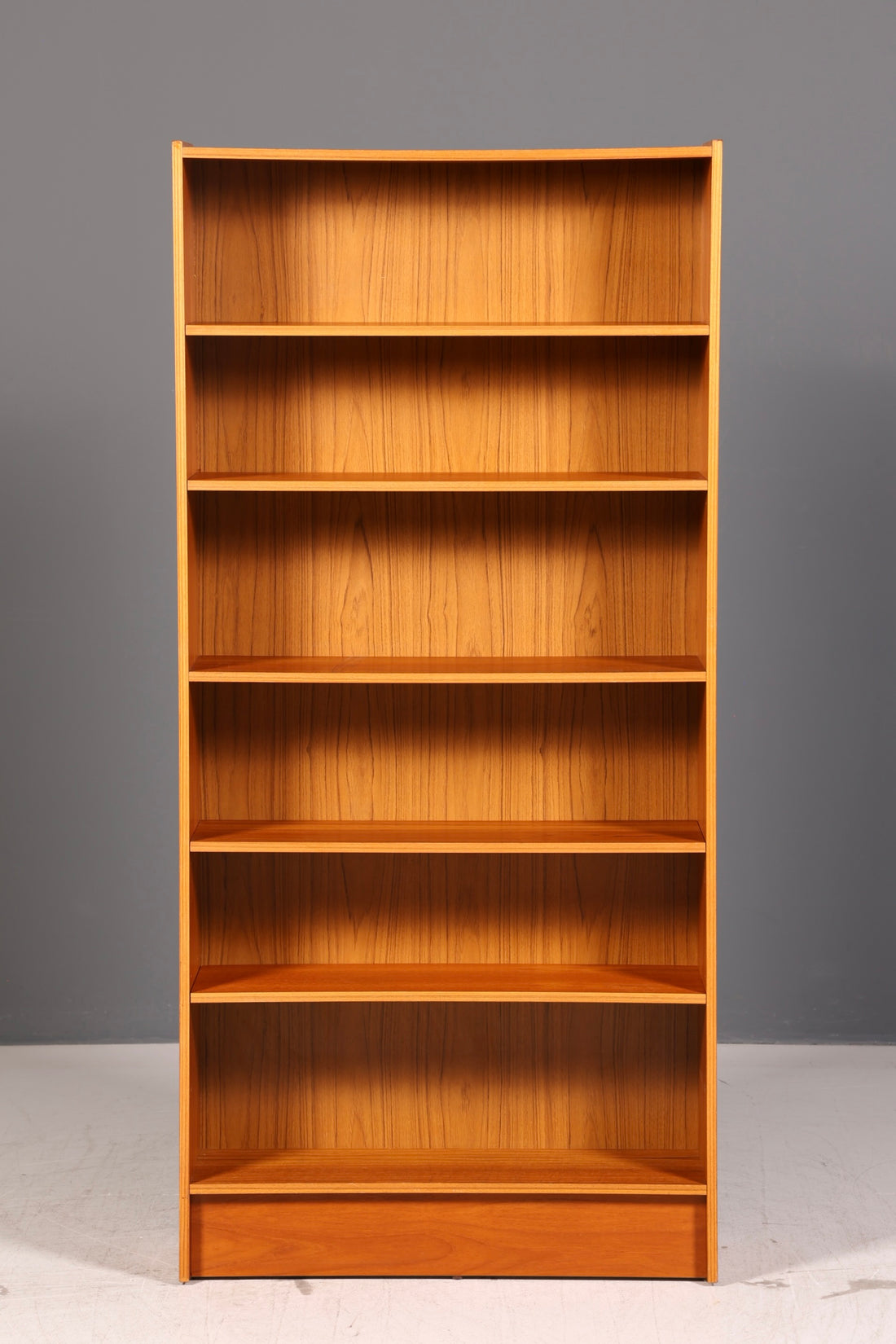 Schlichtes Mid Century Regal Vintage Bücherregal Schrank Buchablage Bookshelf 60s Holz