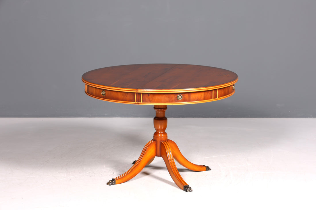 Wunderschöner Englischer Tisch ausziehbarer Esstisch Eibe Antik Stil 60s Küchentisch