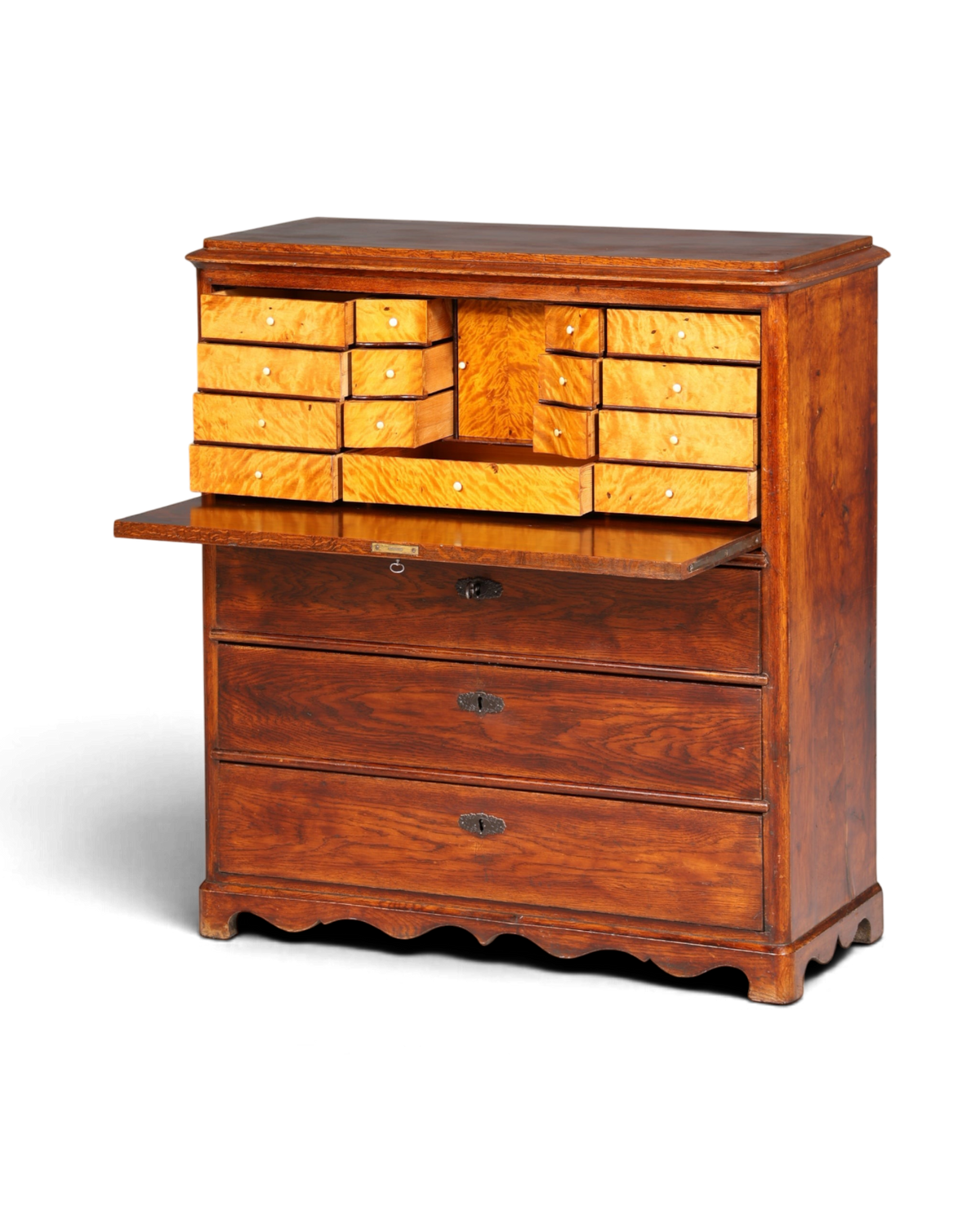 Traumhafter Louis Philippe Sekretär um 1880 Biedermeier Antik Schrank Chiffoniere Kommode