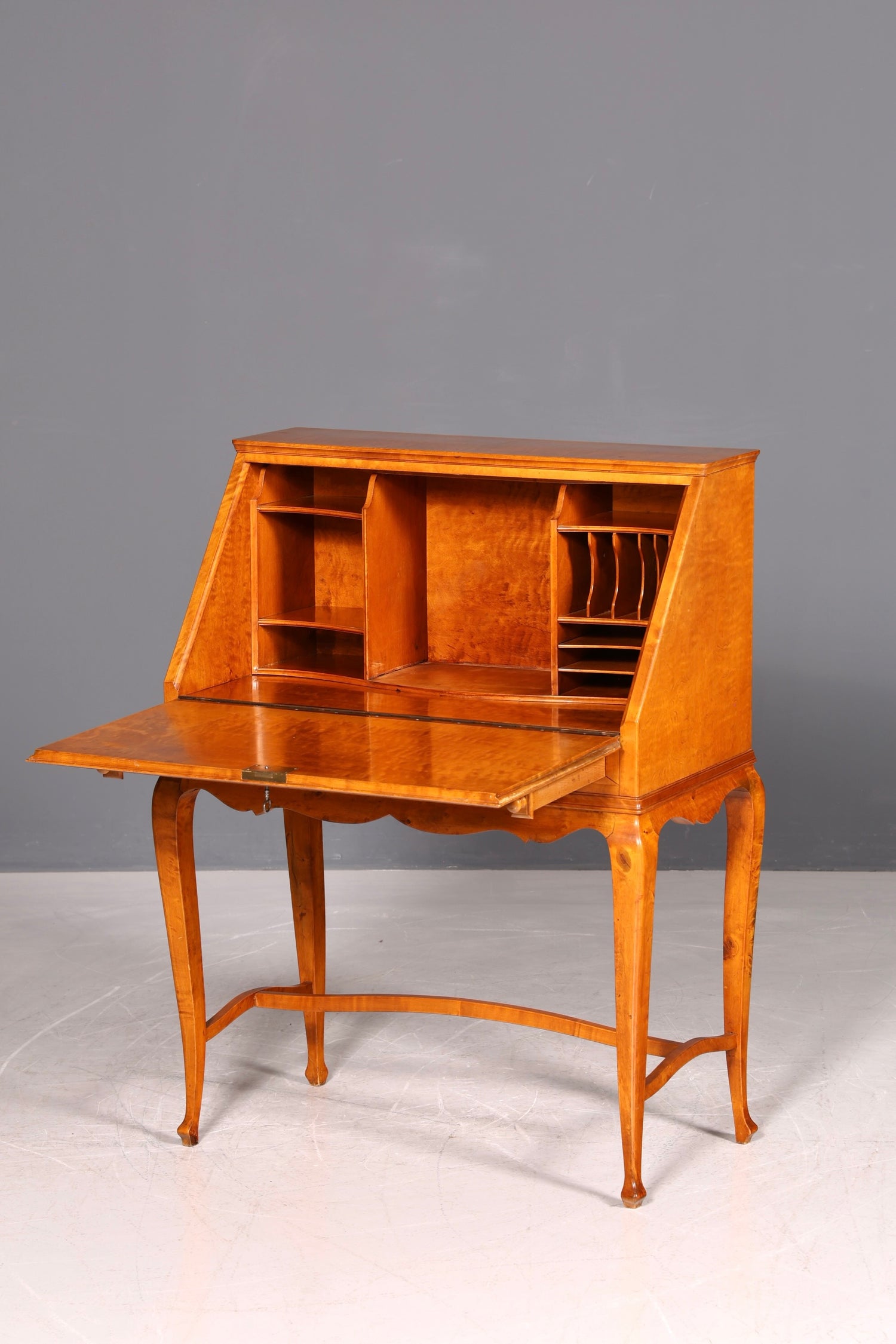 G082 Finish Wunderschöner Sekretär im Art Deco Stil Antik um 1930 Büro Kommode Schreibkommode