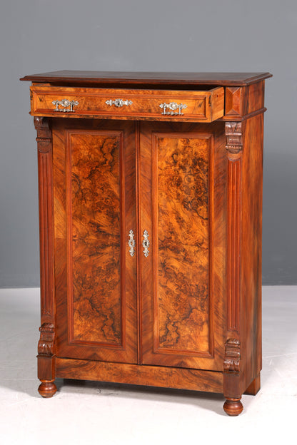 Wunderschönes Gründerzeit Vertiko Jugendstil Schrank Antik Highboard Kommode