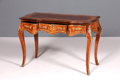 Wunderschöner Louis XV Stil Schreibtisch French Office Desk Antik Stil Bürotisch