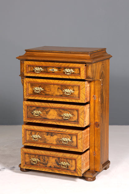 Traumhaftes Gründerzeit Vertiko Jugendstil Schrank Antik Highboard Kommode Schubladenkommode