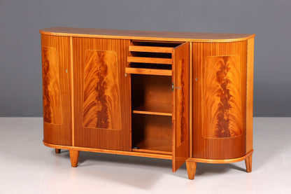 Traumhafter geschwungener Schrank Antik Sideboard Highboard um 1950 Aktenschrank Barock Stil