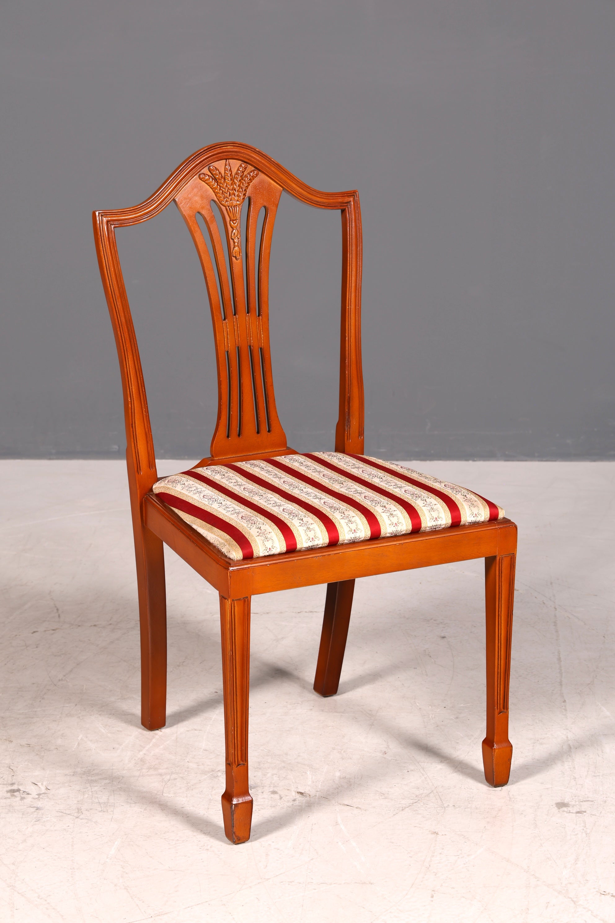 Edler Englischer Stuhl im Hepplewithe Stil Englisch Stuhl Dining Chair Küchenstuhl Sekretär Stuhl
