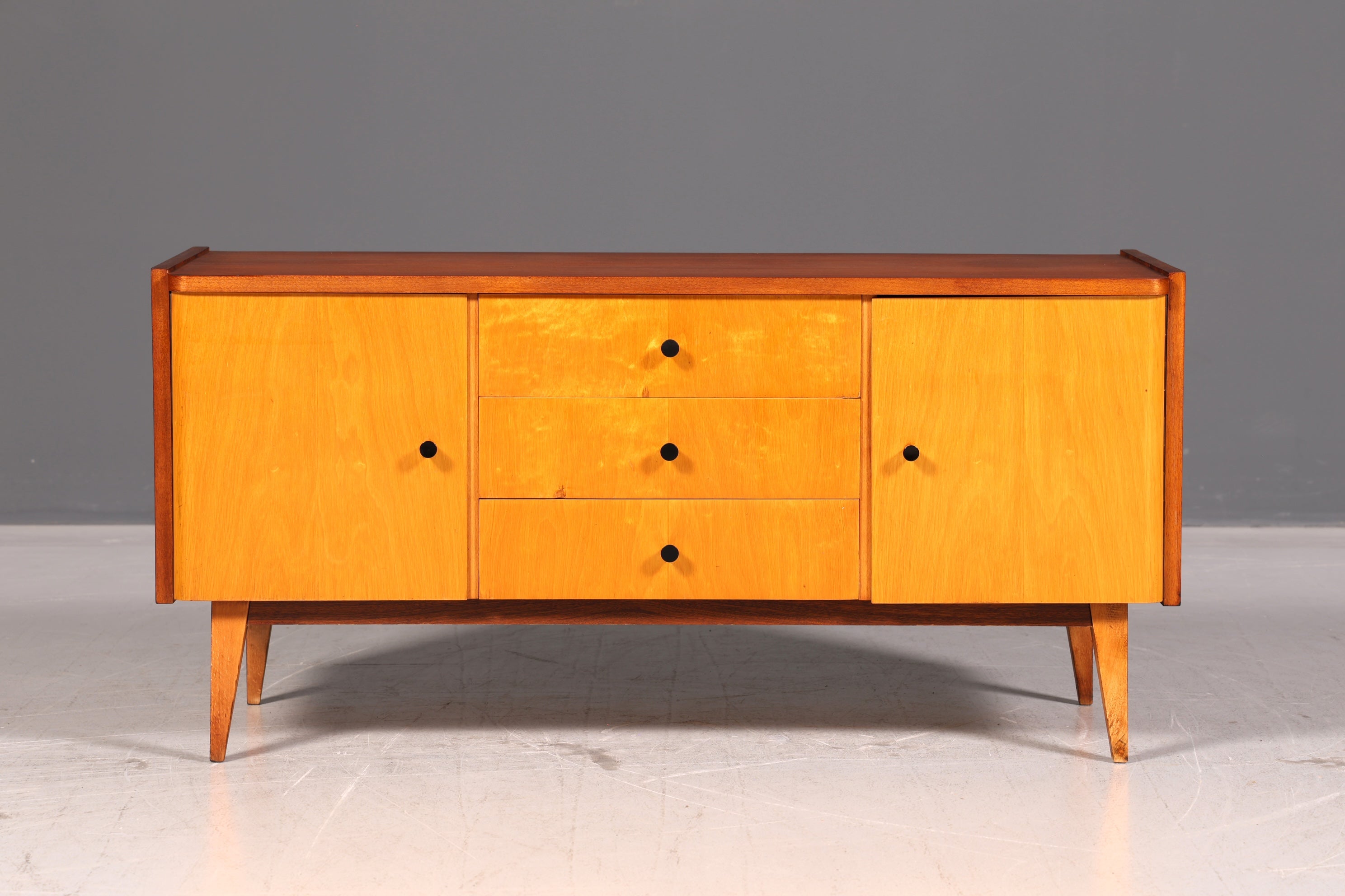 Wunderschönes Mid Century Sideboard Vintage Kommode TV Schrank Flurkommode 60s Holz