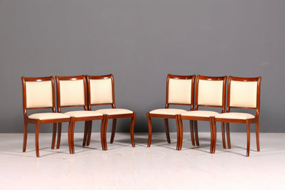 6x Edle Englische Stühle Regency Mahagoni Dining Chairs Esszimmerstühle Küchenstühle Stuhlset Vintage