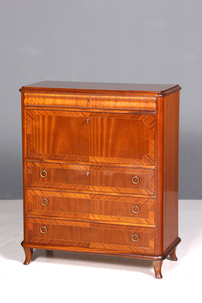 Wunderschöner Sekretär im Antik Stil Büro Kommode Art Deco Stil 50s Vertiko Schreibkommode Kommode