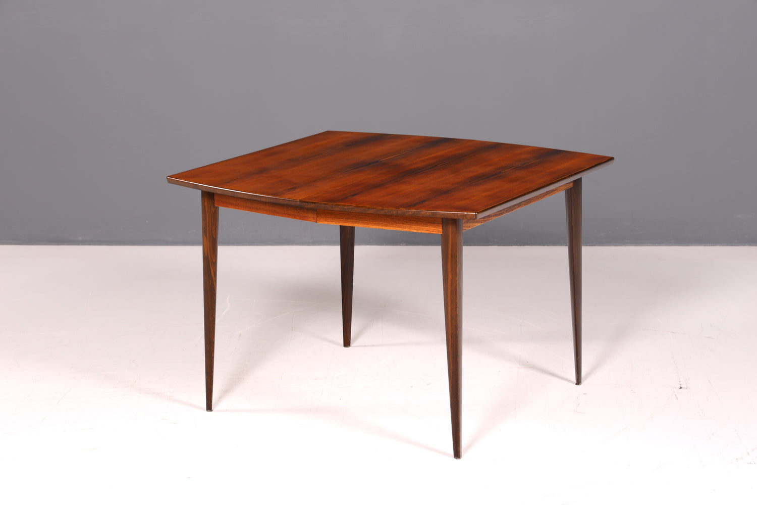 Schlichter Mid Century Esstisch Ausziehbar Palisander Vintage Tisch Retro Küchentisch 60s