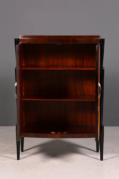 Wunderschönes Art Deco Design Highboard Schrank Kommode Vertiko Sun Cabinet Wäscheschrank