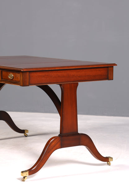 F959 Finish cm Filigraner Englischer Schreibtisch Englisch Desk Bürotisch 60s Office Table