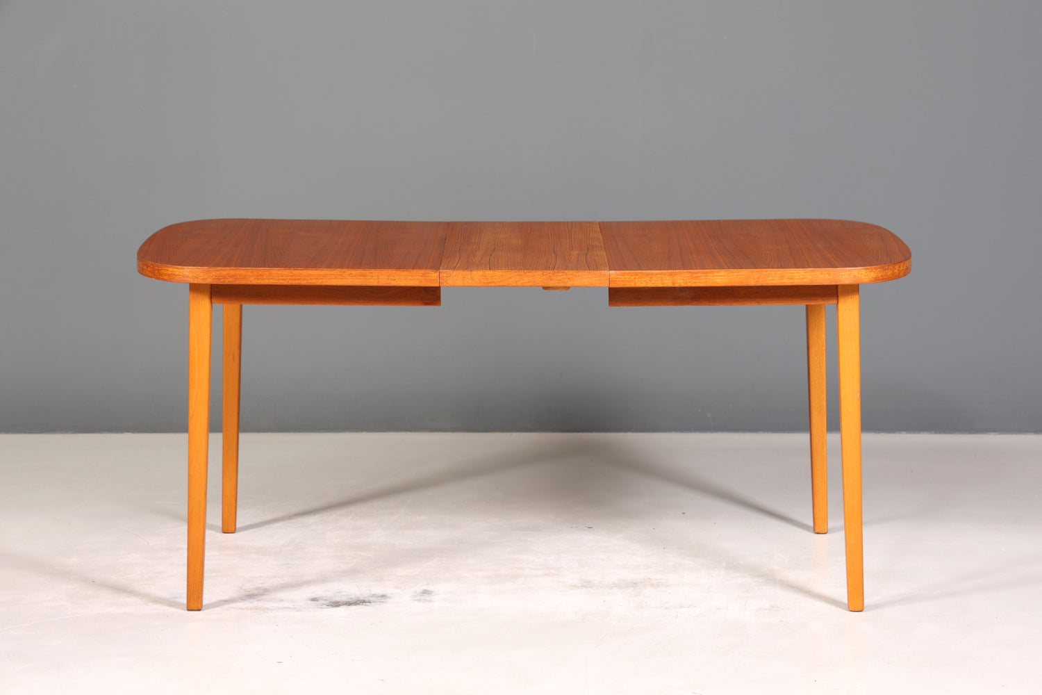 Traumhafter Mid Century Esstisch ausziehbarer Danish Design Teak Holz Küchentisch Esszimmer Tisch