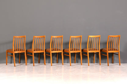 G228 Finish 6x Schlichte Mid Century Stühle Retro Stuhlset Danish Design Küchenstühle Esszimmer Stühle (Kopie)