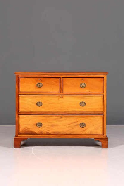 Edle Englische Kommode Antik Massiv Echt Holz Sideboard Vintage Schubladen