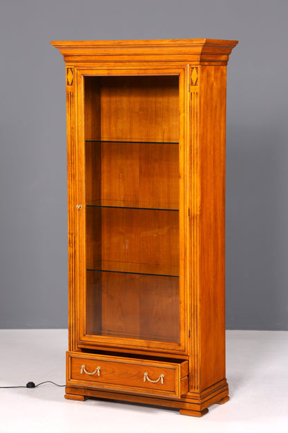 Traumhafte Original Selva Vitrine Antik Stil massiv Holz Buffet Villa Borghese Schrank Regal