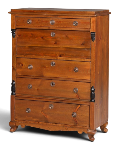 Wunderschöner Antik Sekretär um 1900 Vertiko Weichholz Kommode Landhaus Schreibkommode