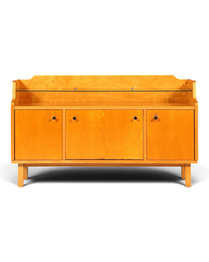 F966 Finish cm Wunderschönes Mid Century Kommode Vintage TV Sideboard 60s Schrank Flurkommode Klappschrank
