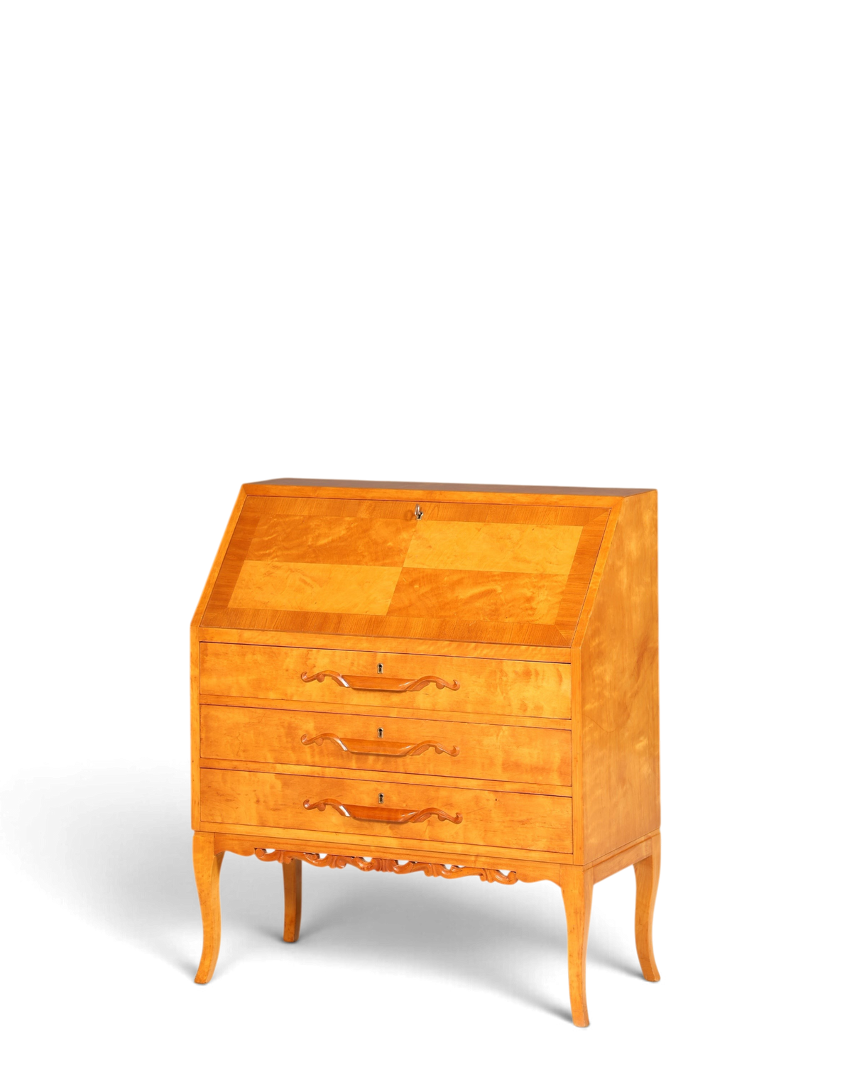 Traumhafter Sekretär um 1930 Büro Kommode echt Holz Sekretär Schreibtisch Kommode