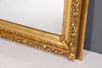 Stilvoller XXL Prunk Barock Stil Standspiegel Antik Stil Ornament Gold Flurspiegel Spiegel