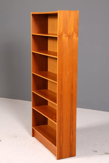 Schlichtes Mid Century Regal Vintage Bücherregal Schrank Buchablage Bookshelf 60s Holz