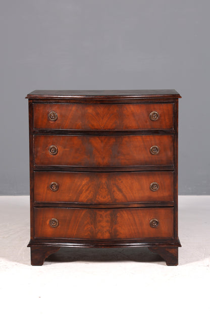 Wunderschöne Englische Kommode Holz TV Schrank Mahagoni Antik Sideboard Schubladenkommode