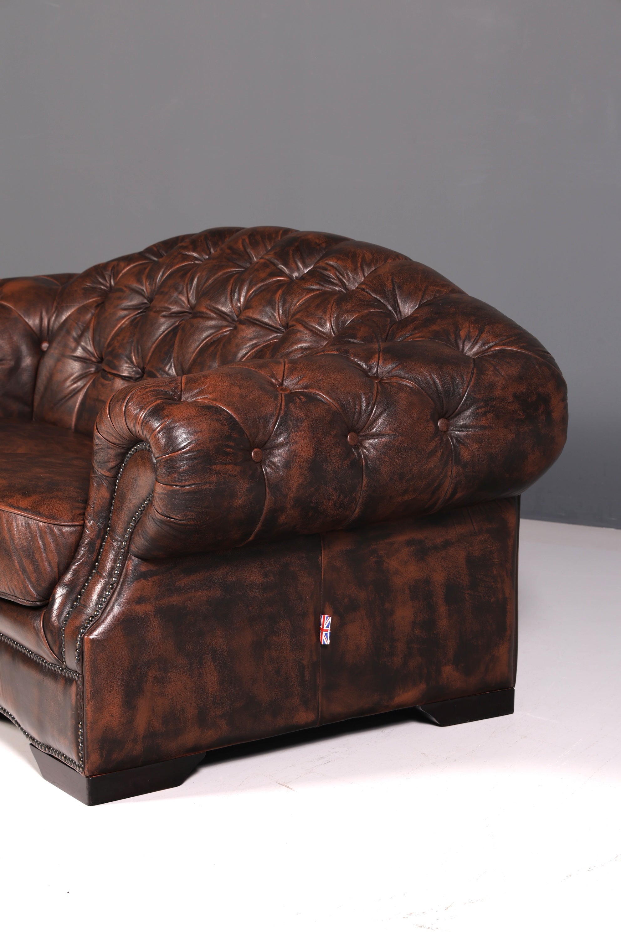 Wunderschöne Original Chesterfield Centurion 2-Sitzer Couch Englisch Echt Leder Sofa UK