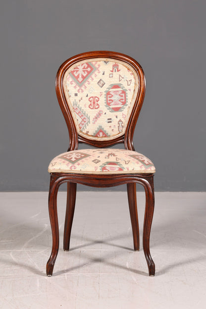 Traumhafter Louis Philippe Stuhl Antik Sekretär Stuhl Biedermeier Echt Holz Esszimmerstuhl Polsterstuhl Vintage