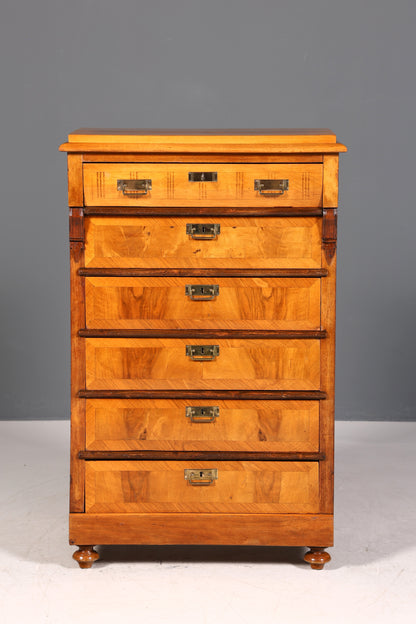 Wunderschöne Gründerzeit Kommode Jugendstil Vertiko Schubladenkommode Antik Wäschekommode