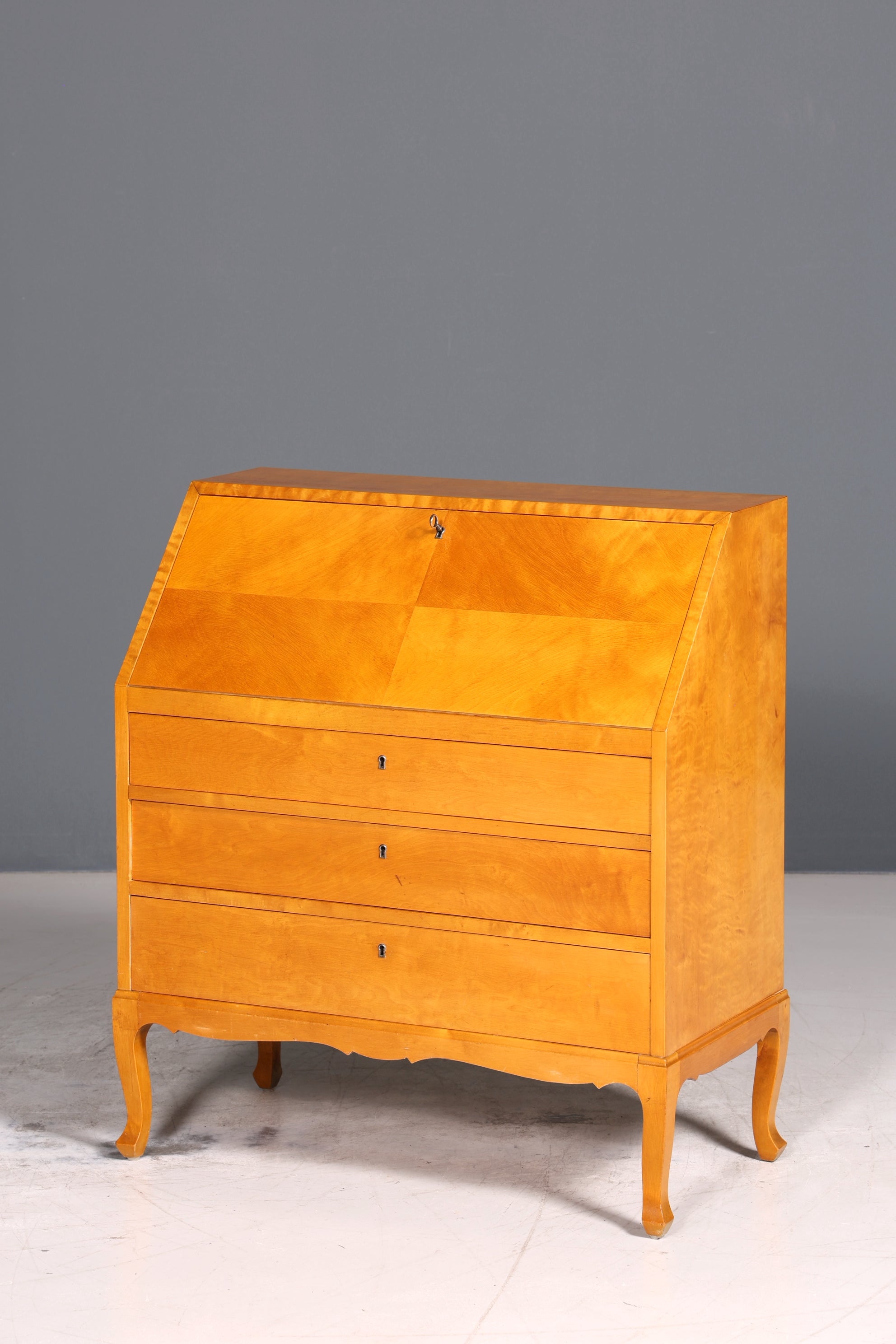 Wunderschöner Sekretär um 1930 Büro Kommode echt Holz Sekretär Schreibtisch Kommode Secretary