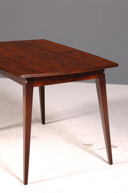 Schlichter Mid Century Esstisch ausziehbar Vintage Tisch Retro Küchentisch Esszimmertisch Holz 60s
