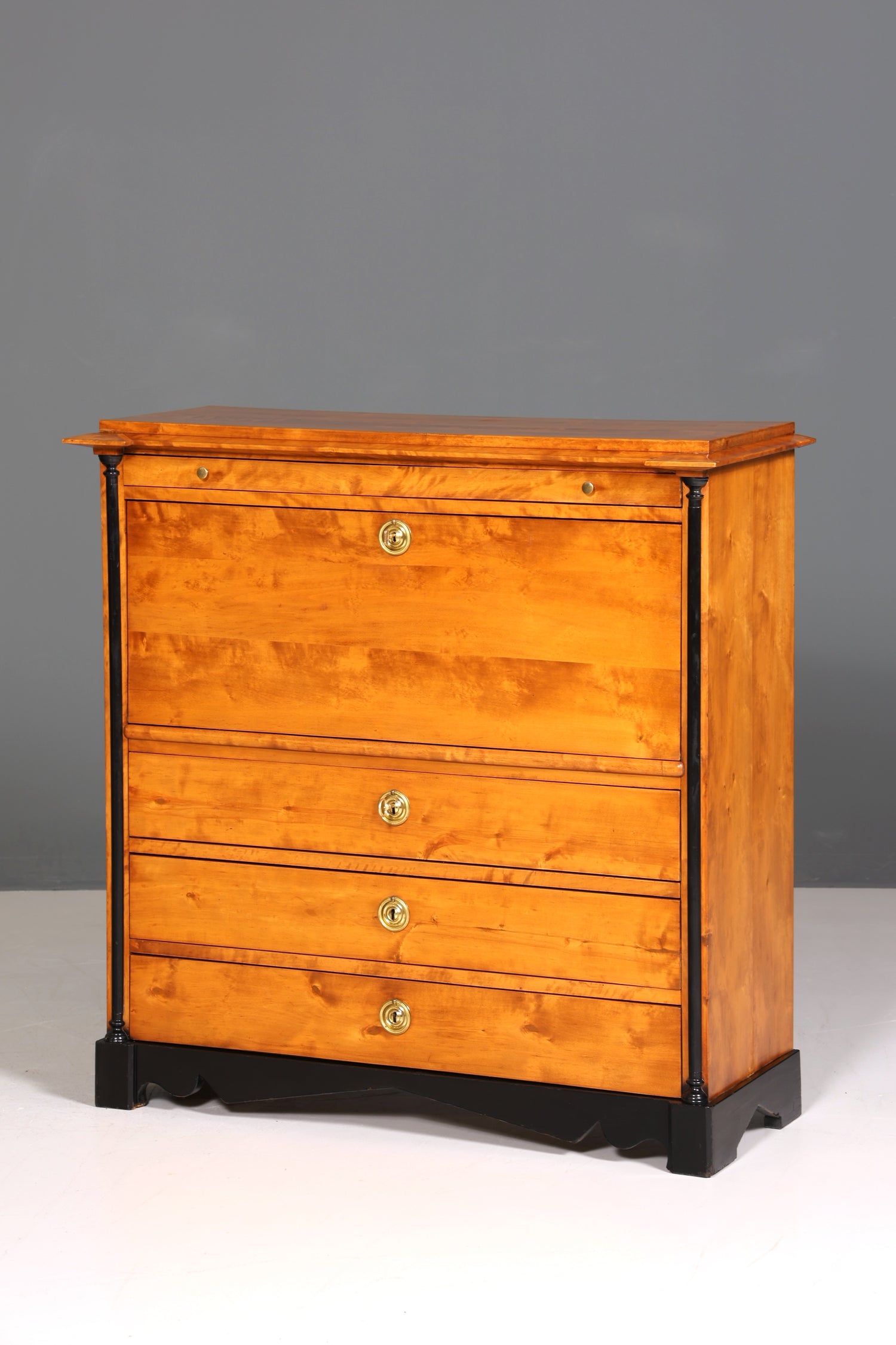Traumhafter Original Biedermeier Sekretär um 1860 Kommode Antik Bürokommode