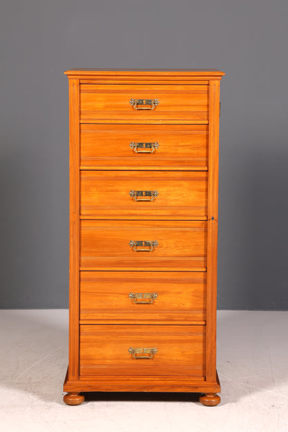 G457 Finish Wunderschönes Gründerzeit Vertiko Louis Philippe Kommode um 1880 Schubladenkommode (Kopie)