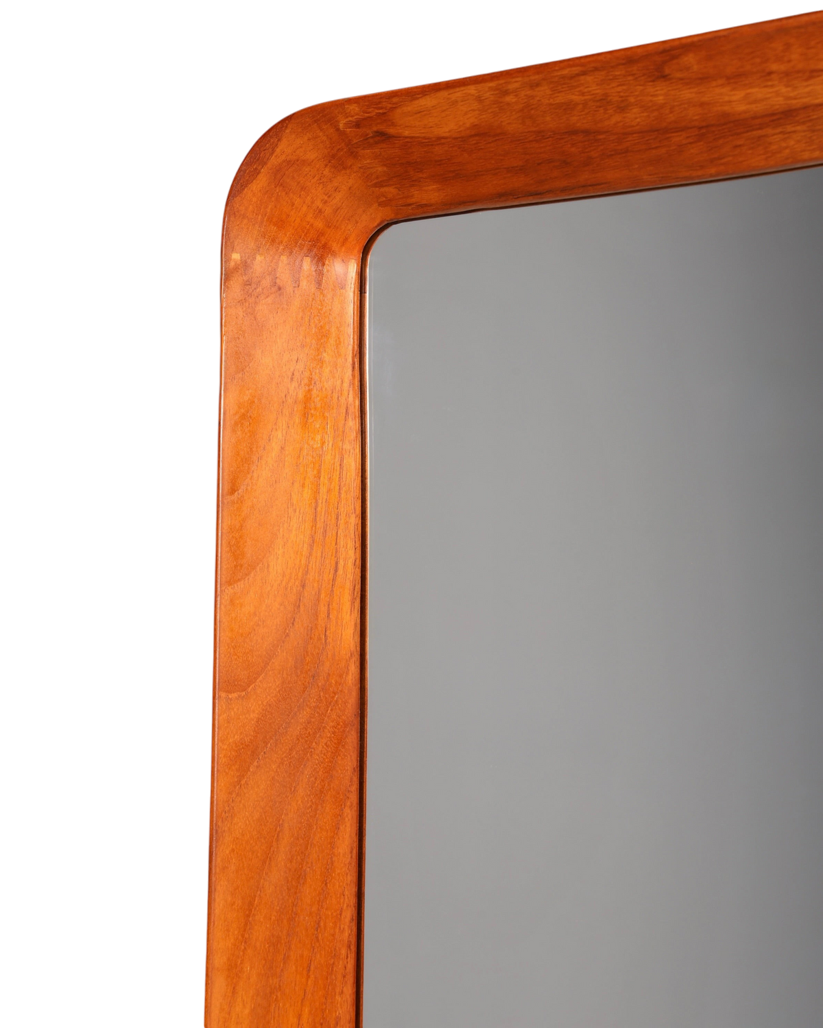 Wunderschöner Mid Century Spiegel Flur Wandspiegel Danish Design Spiegel Teak Holz Flurspiegel