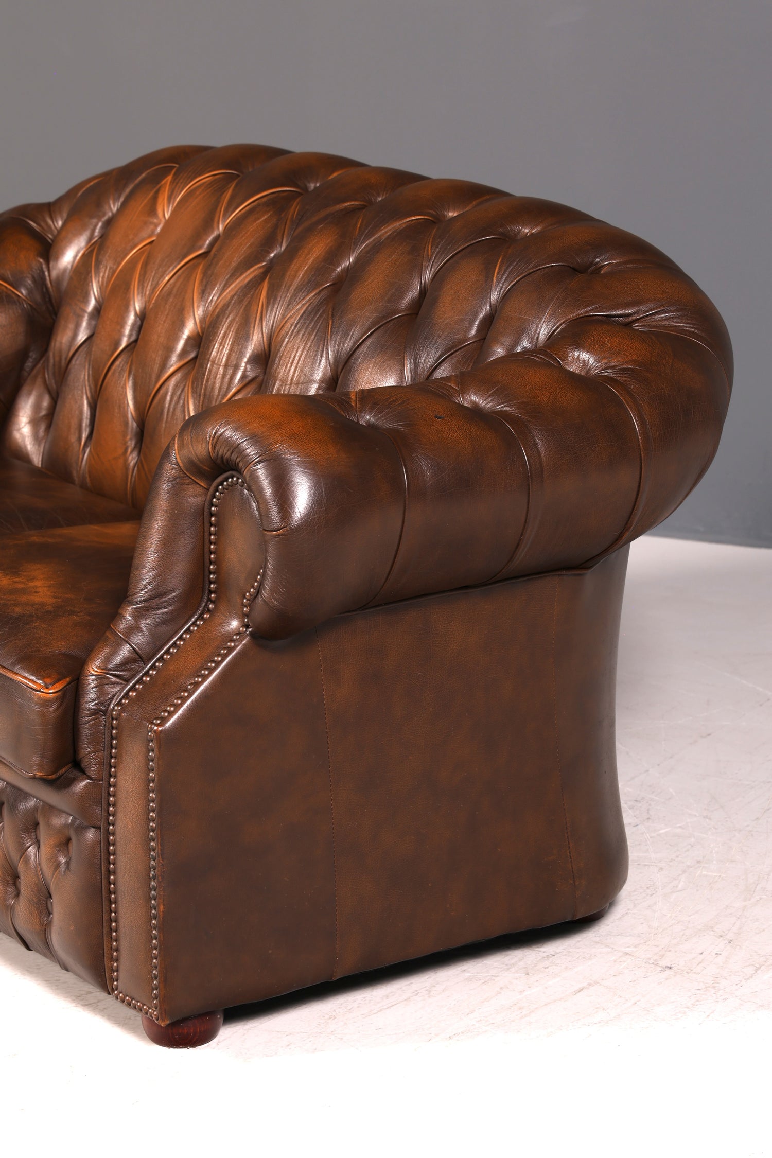 Wunderschöne Original Chesterfield Centurion 2-Sitzer Couch Englisches echt Leder Sofa UK