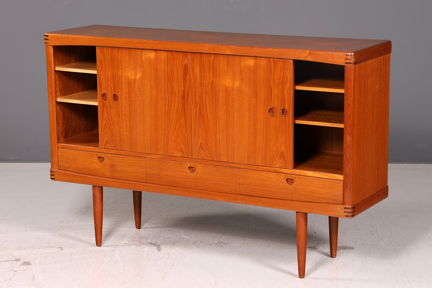 Wunderschönes Bramin Highboard Teak Danish Design Sideboard Schrank Mid Century Vintage 60s