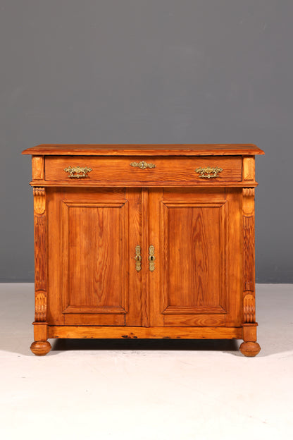 G547 Finish cm Traumhaftes Gründerzeit Vertiko Jugendstil Schrank Antik Highboard Kommode (Kopie)