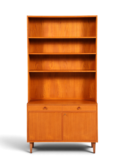 Wunderschönes Mid Century Regal Danish Design Teak Holz Schrank Retro Bücherregal Kommode 1 von 2