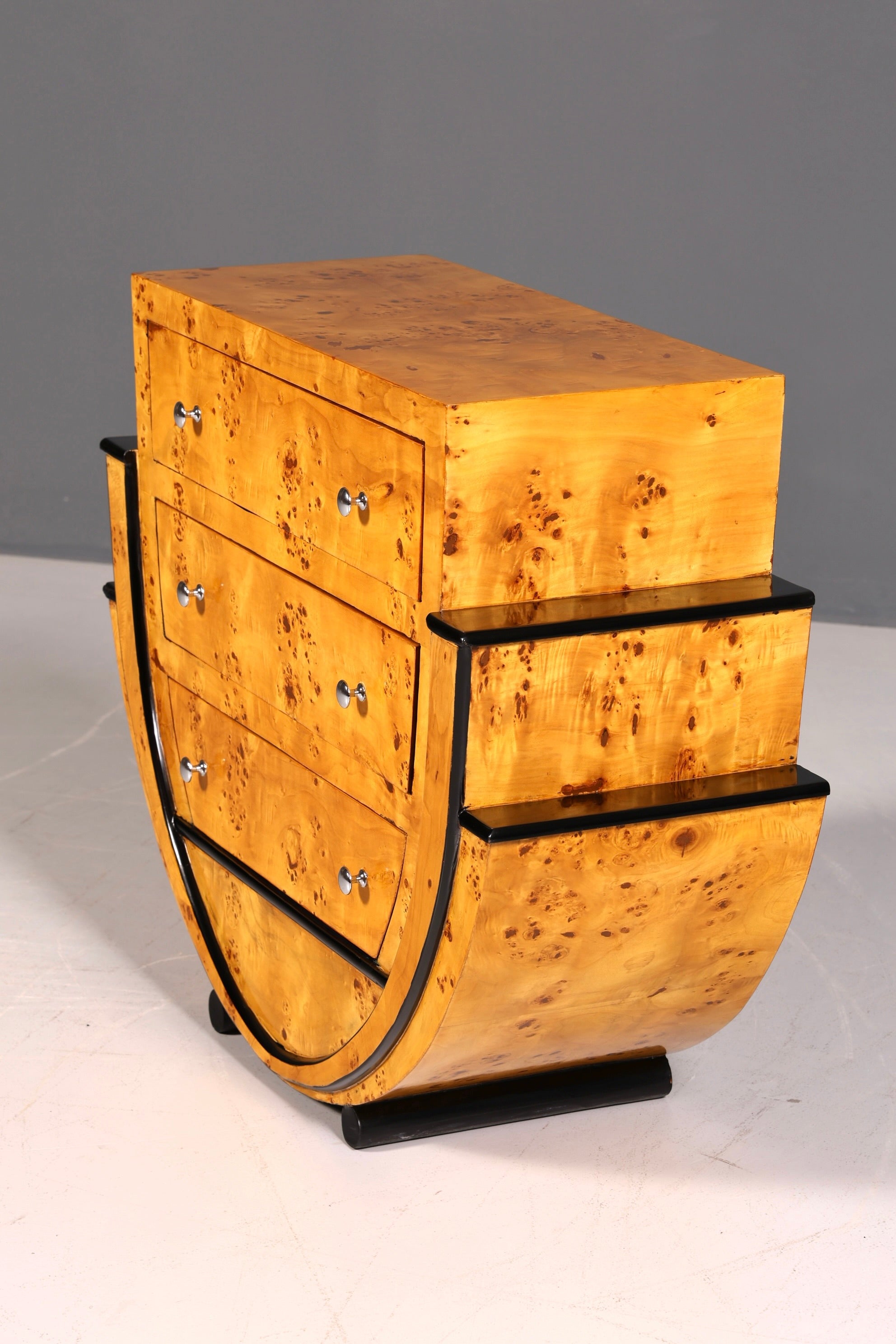 Edles Art Deco Stil Sideboard Wandkonsole Biedermeier Antik Stil Kommode Echt Holz Handarbeit